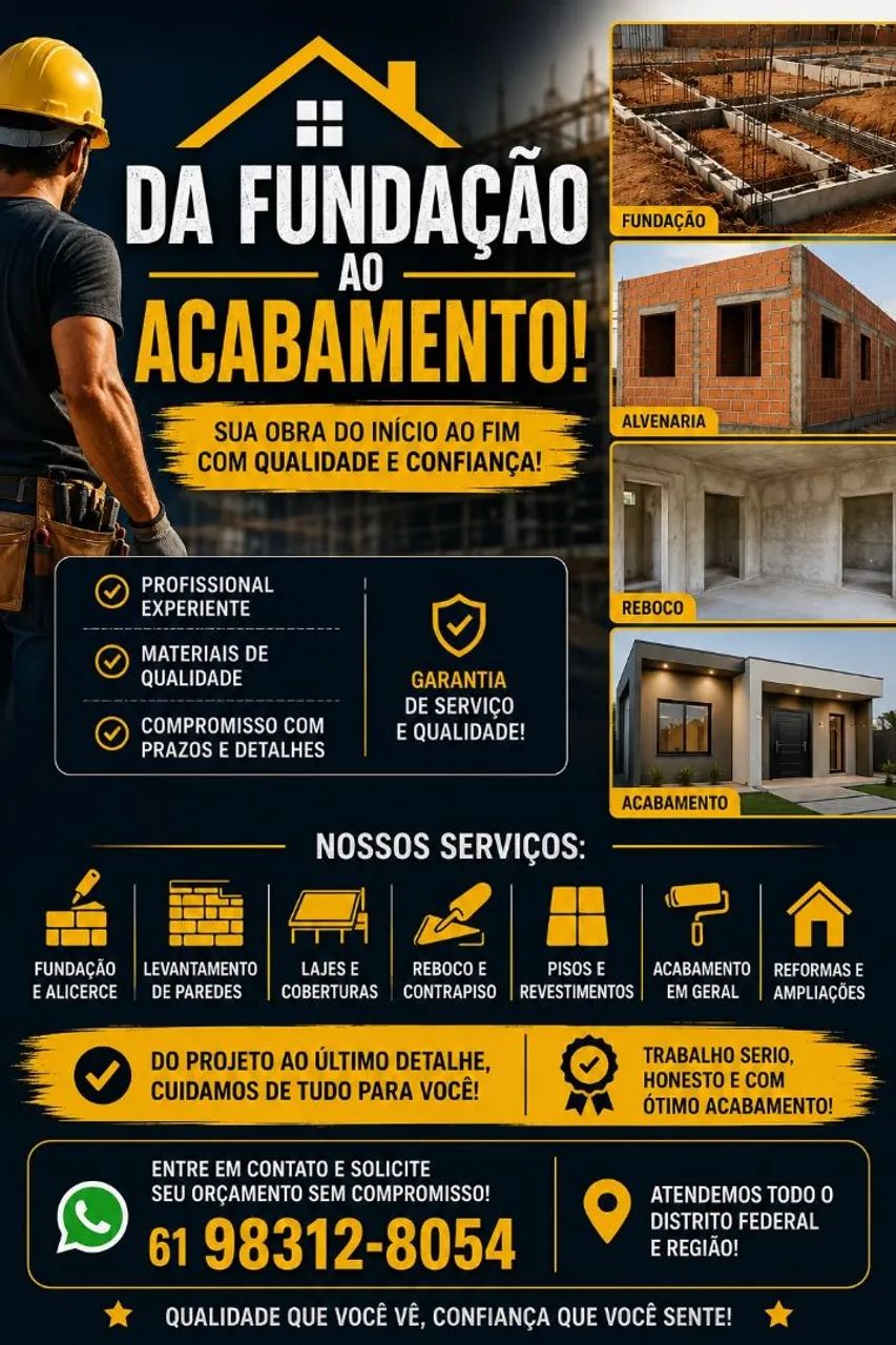 Pedreiro Profissional- Da Fundação ao Acabamento