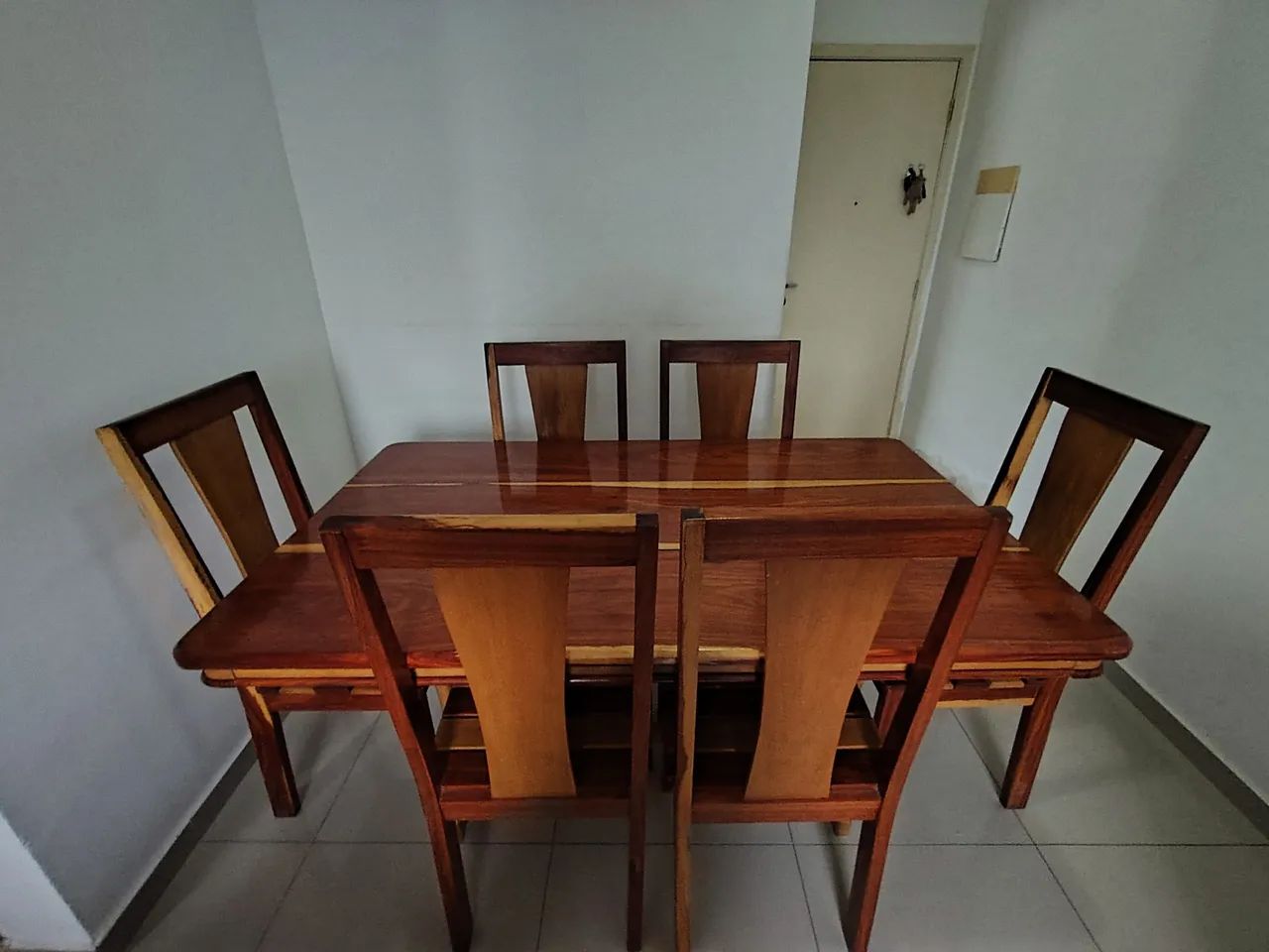 Mesa de madeira macacaúba  - Foto 4