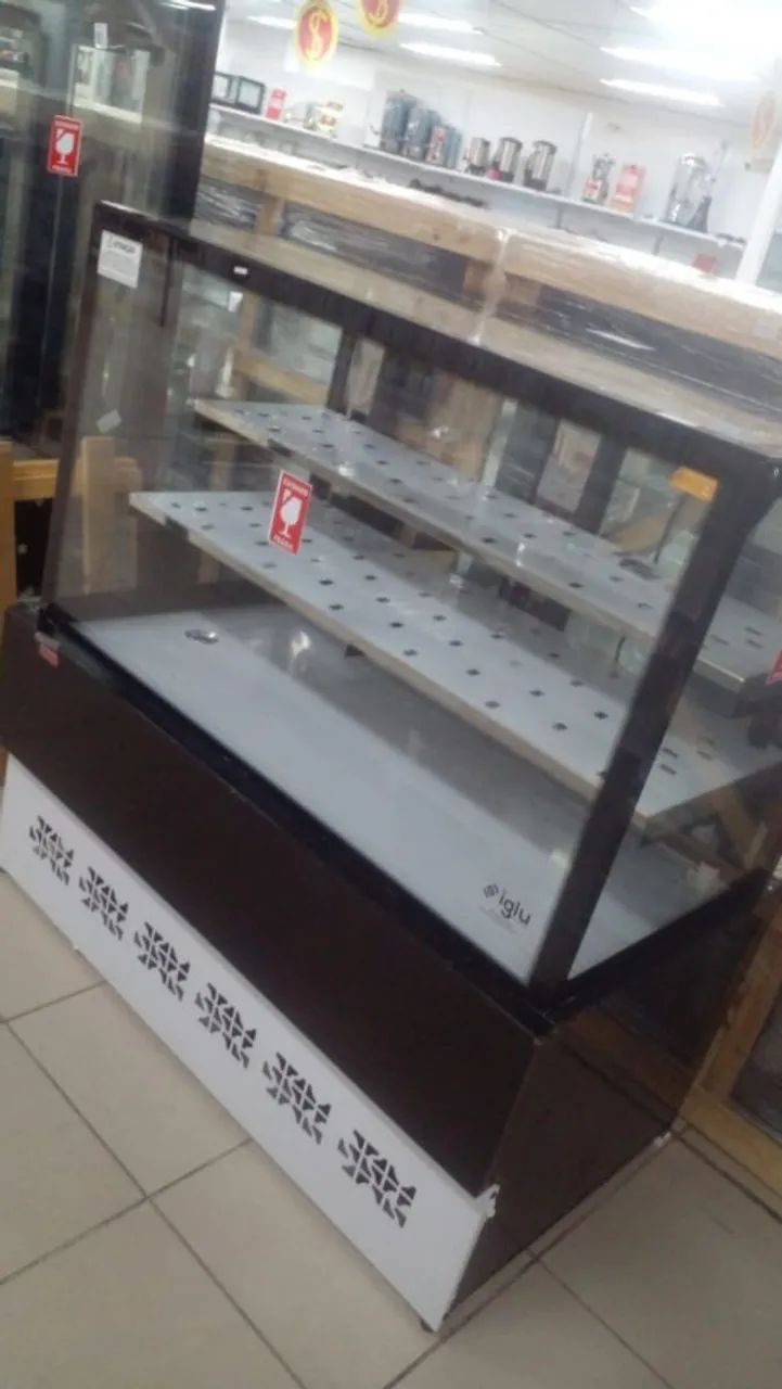 BALCAO REFRIGERADO DE 1,20 PARA FRIOS E LATICÍNIOS, COM LED, NOVO, PROMOÇÃO!!!! - Foto 2