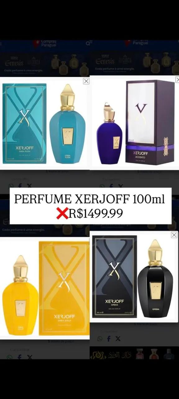 Perfume xerjoff original 