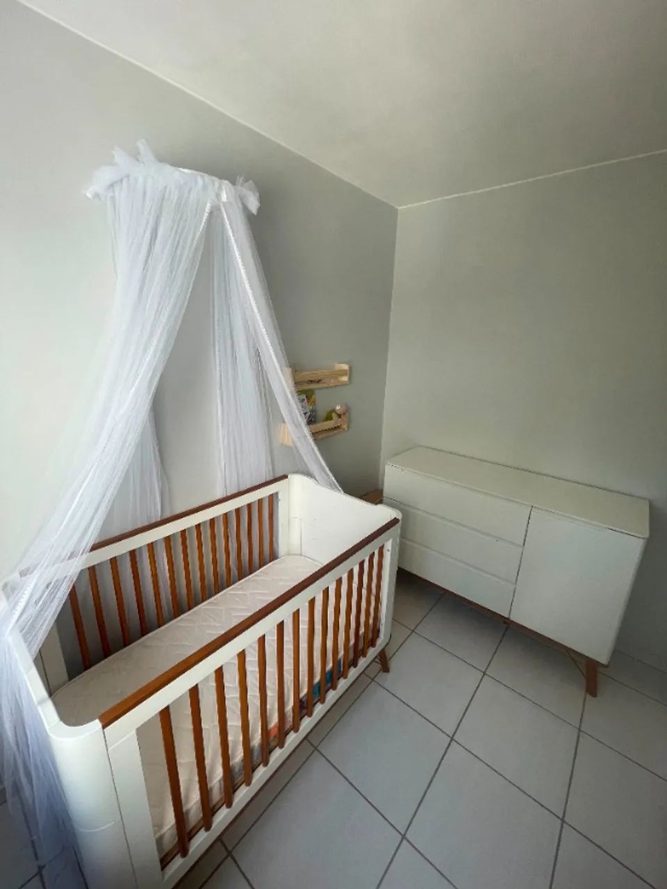 Conjunto Berço 3 em 1 Matic Albi com Cômoda - MDF