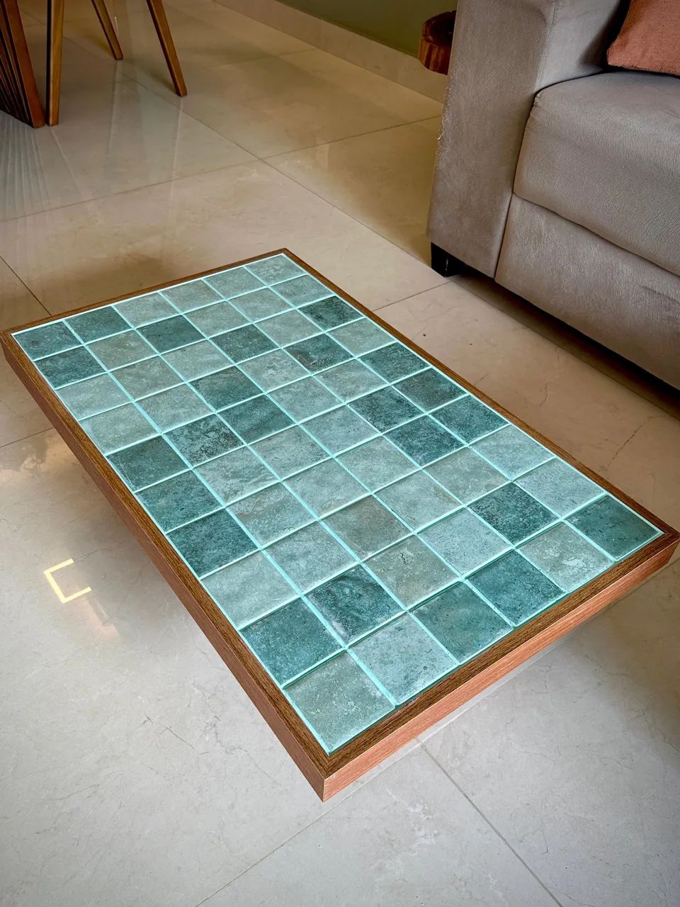 Mesa de Centro Artesanal Exclusiva - Foto 4