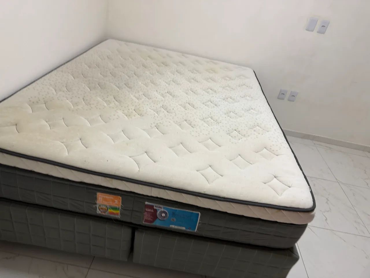 Cama Box Queen Premium Mola Ensacada Com Espuma D33 128x188cm Bf Colchões - Foto 3