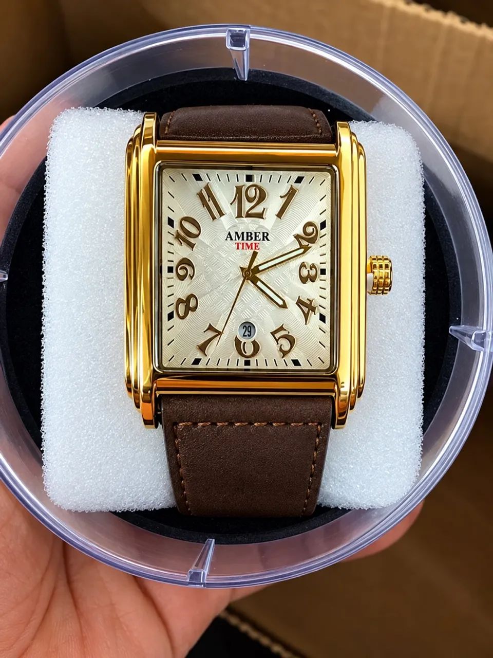 Relógio Amber Time Couro  - Foto 3