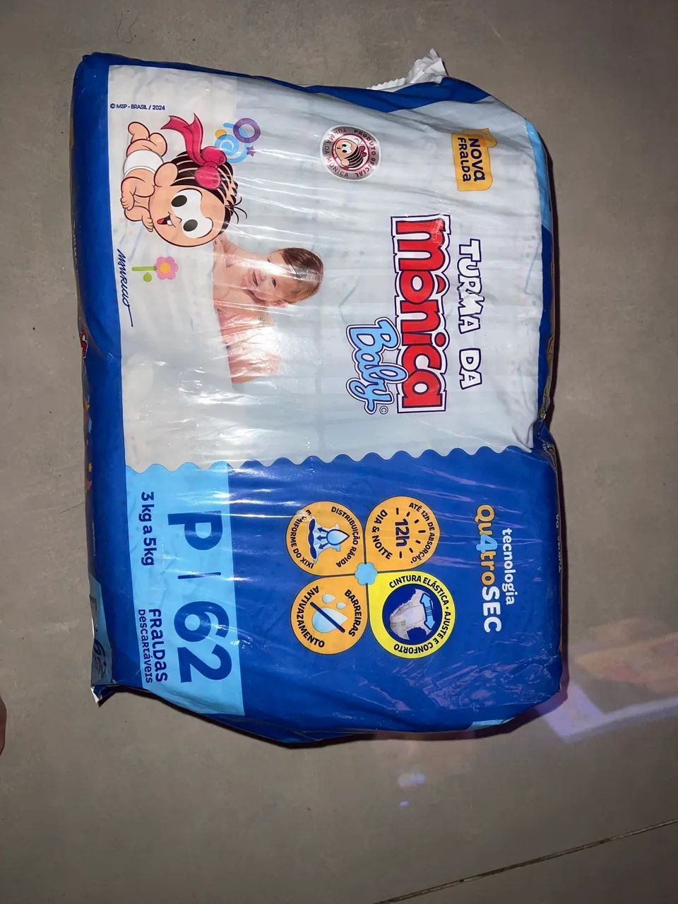 Fralda Turma da Mônica 