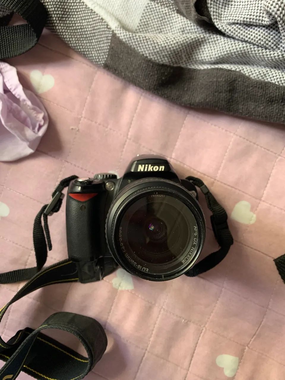 Camera completa original nikon, com defeito.