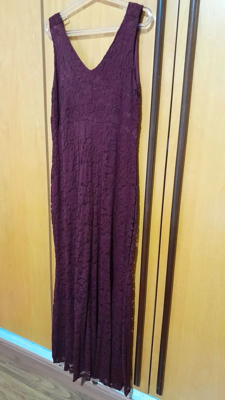 Vestido em Renda Marsala - Foto 3