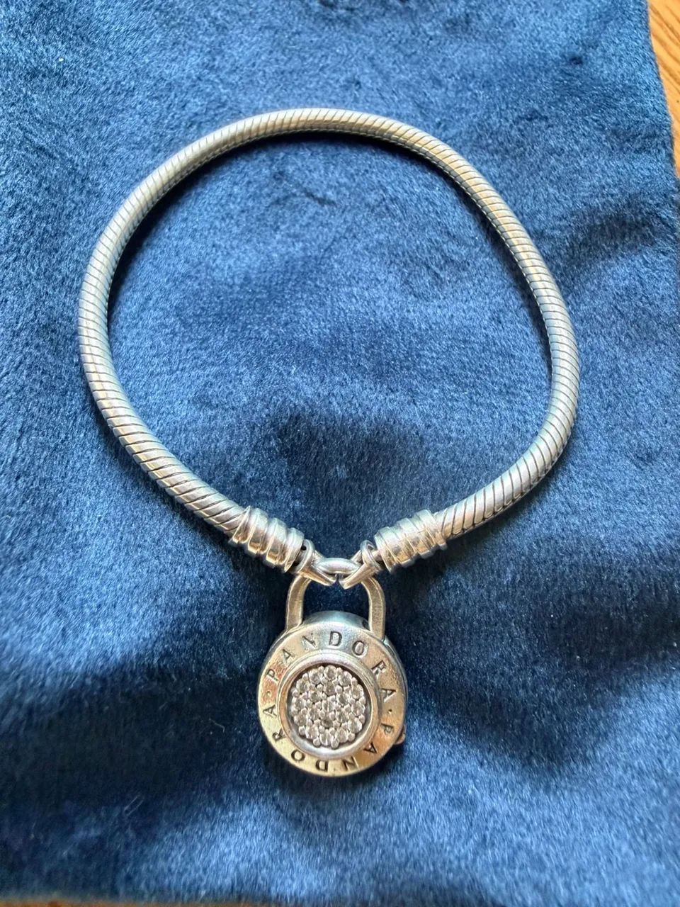 Pulseira Pandora Prata 17cm Pulseira