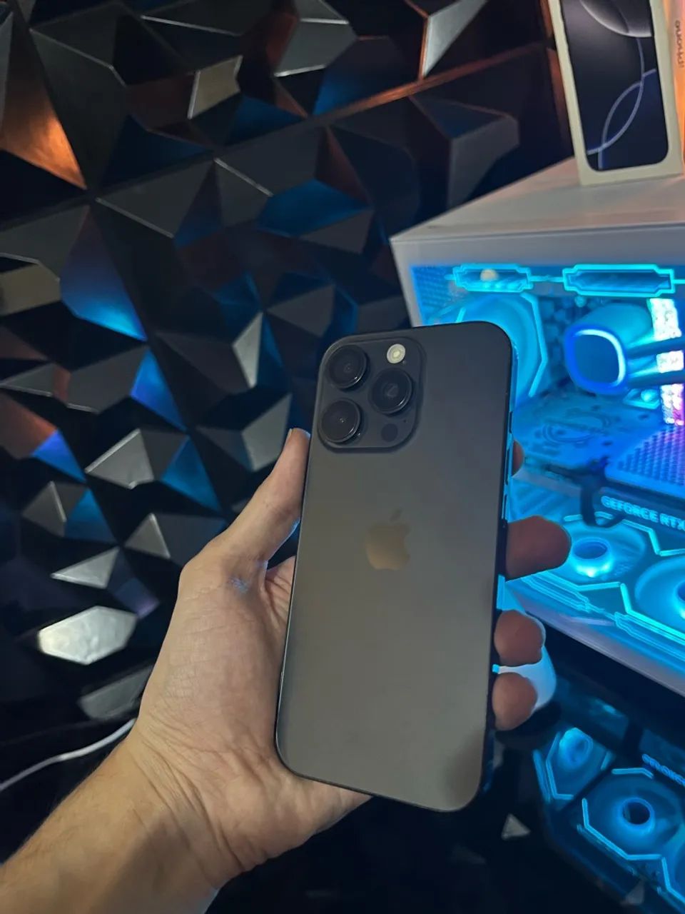 iphone 16 Pro 256gb | Com Caixa | Nota Fiscal | 3 capinhas - Foto 3