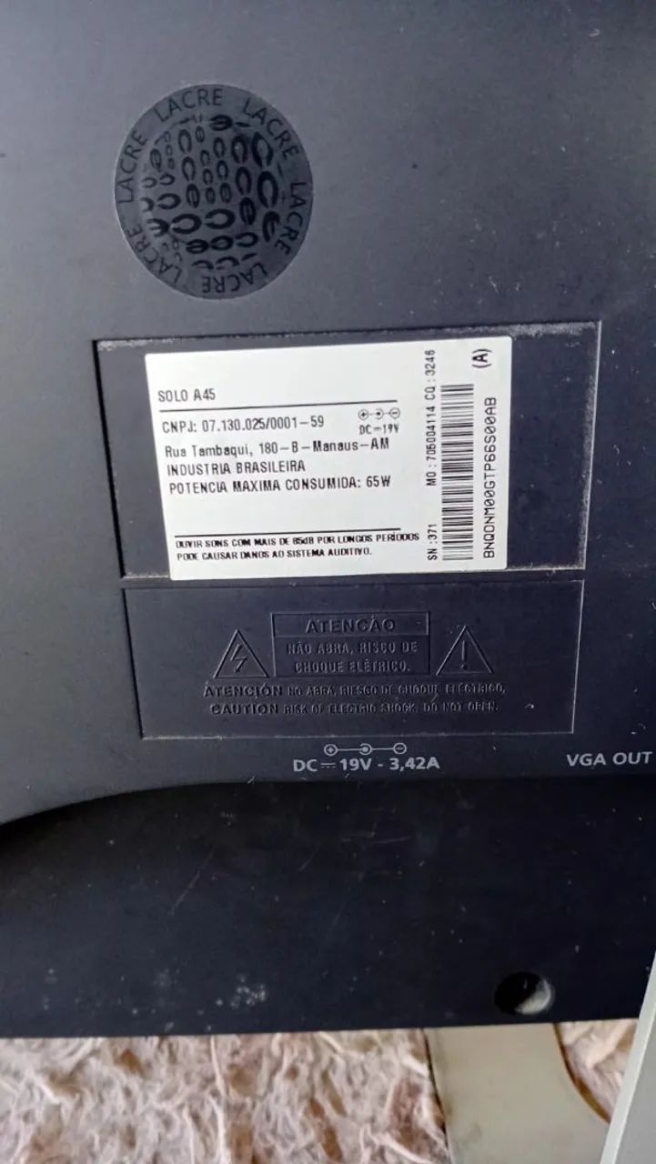 Monitor 2G Tela 24 polegadas <br>Tela de 24 polegadas. 24 polegadas. - Foto 3