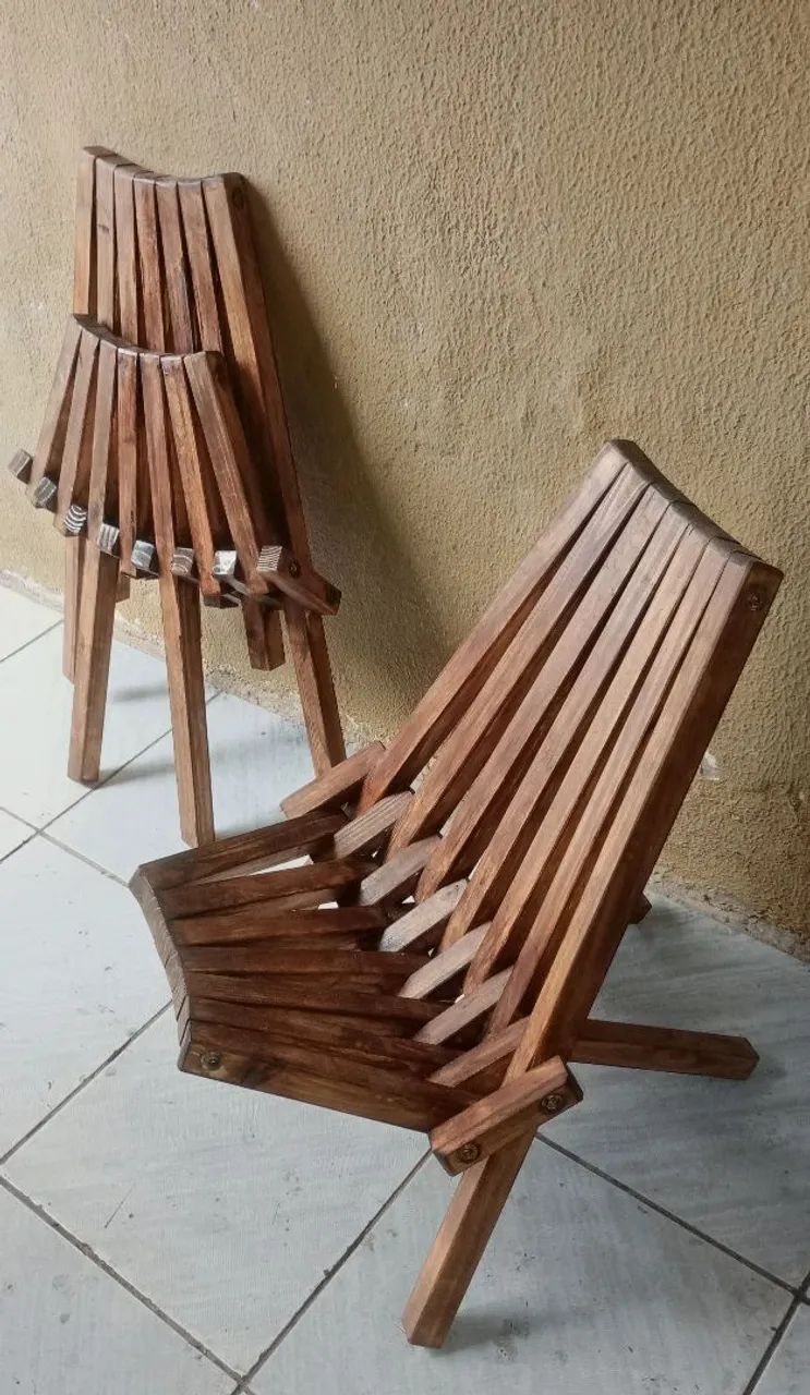 2 cadeiras Kentucky  rústicas. 