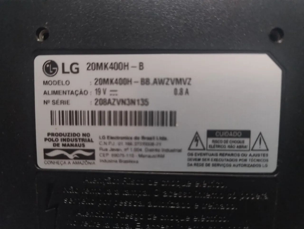Monitor LG 19.5 (Com defeito) - Foto 3