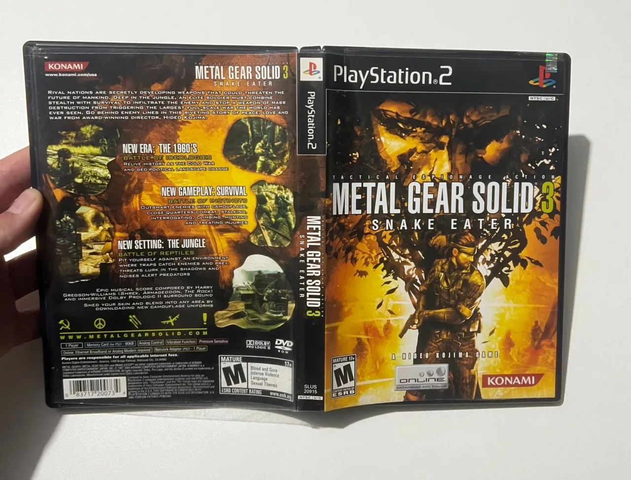 Metal gear solid 2 e 3 ps2 - Foto 2