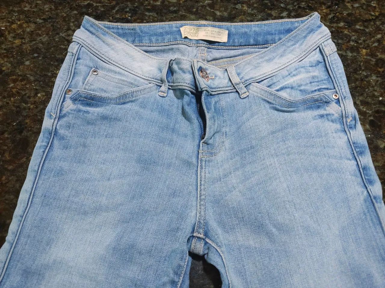 Calça Jeans Feminina Zara Tam 36  - Foto 2