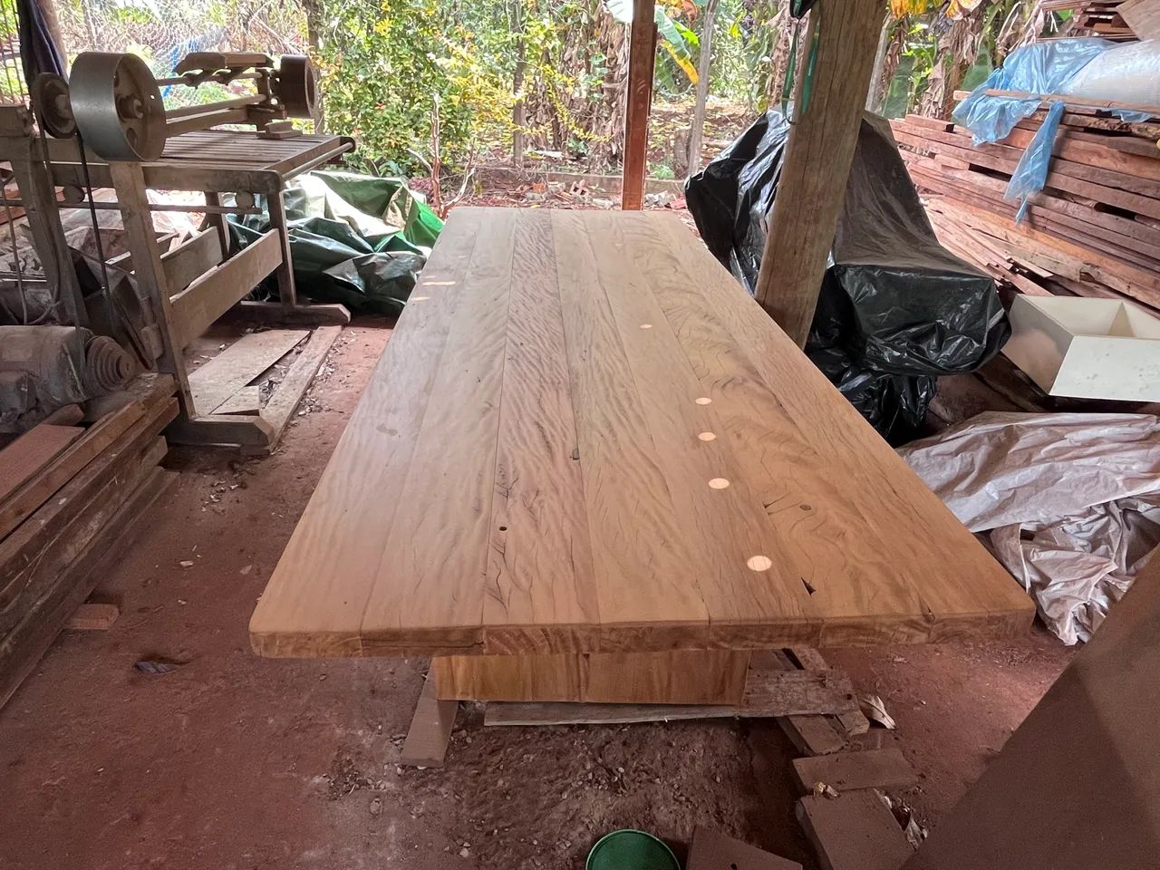 Mesa de peroba - Foto 4