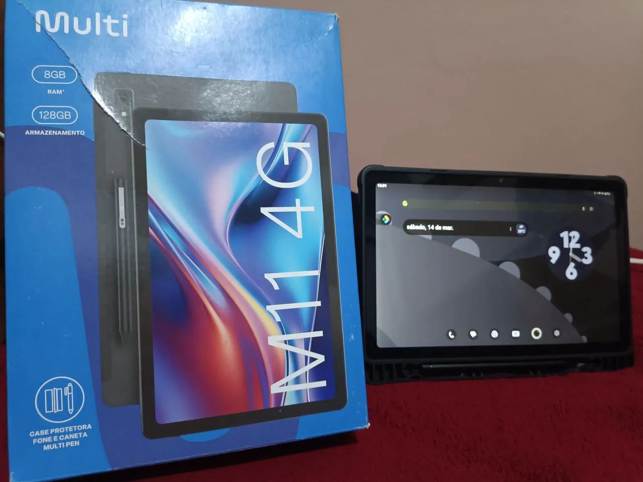 Táblet multi M11 4G, novo por 1.200