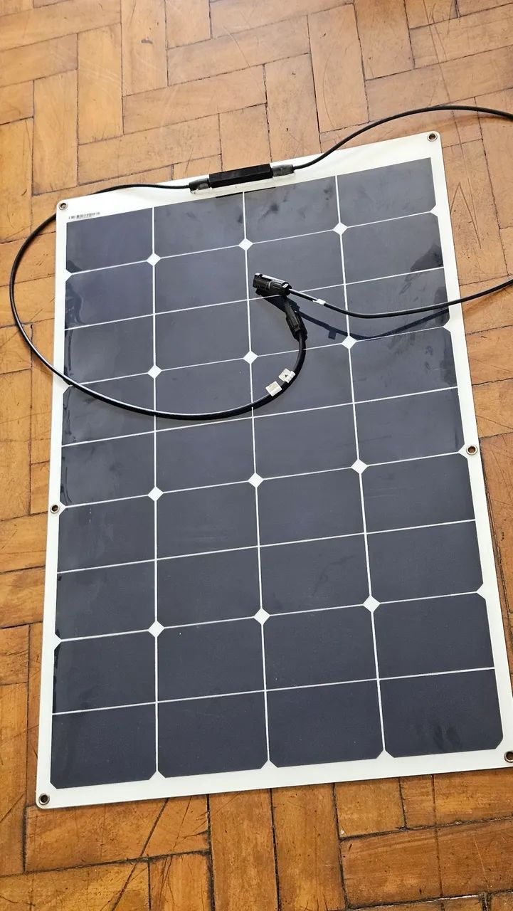 Duas placa solar 75w flexivel - Foto 2