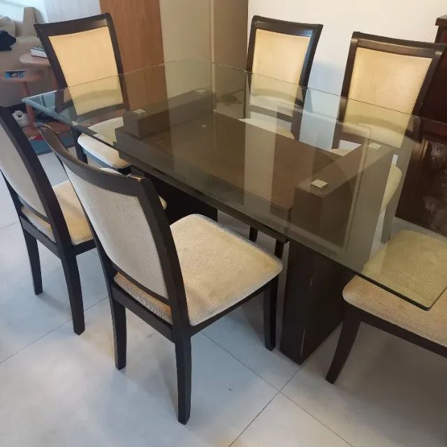 Mesa de jantar com 6 cadeiras - Foto 2