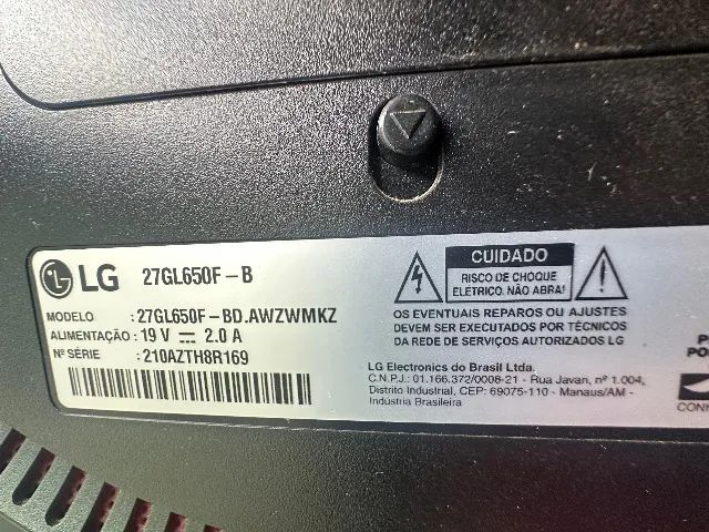 Monitor LG ULTRAGEAR 27 polegadas GAMER 144hz FULL HD/HDR - Foto 4