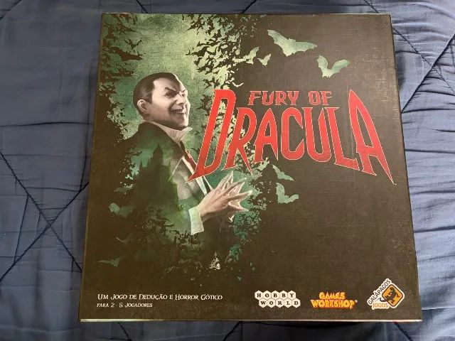 jogo de tabuleiro raro Fury of Dracula