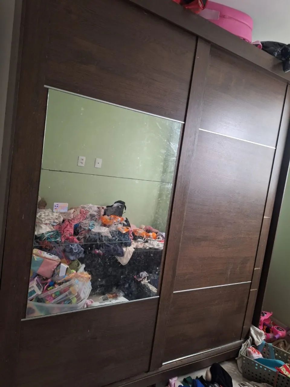 Guarda Roupa Casal com espelho - Foto 4
