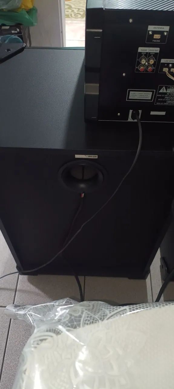 MINI SYSTEM SONY FST-SH2000 COM 1500 WATTS RMS DE POTÊNCIA.  - Foto 5