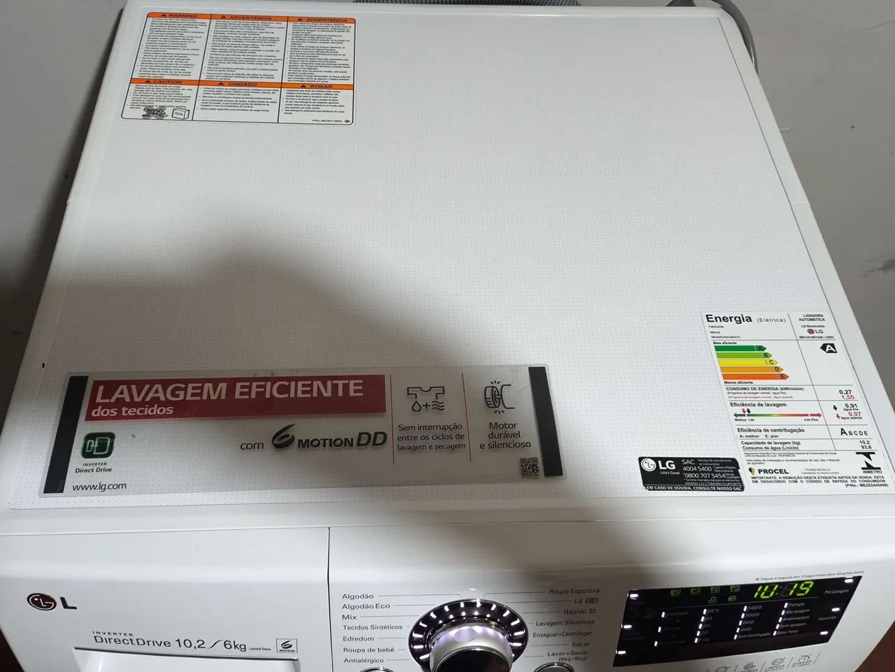 Lava e seca LG 10,2 Kg - Foto 5