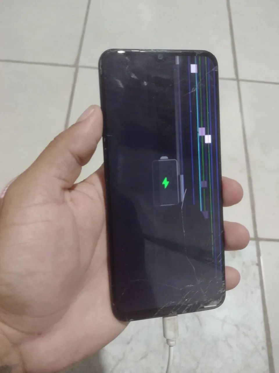 Vendo tecno spark 8c display queimado!