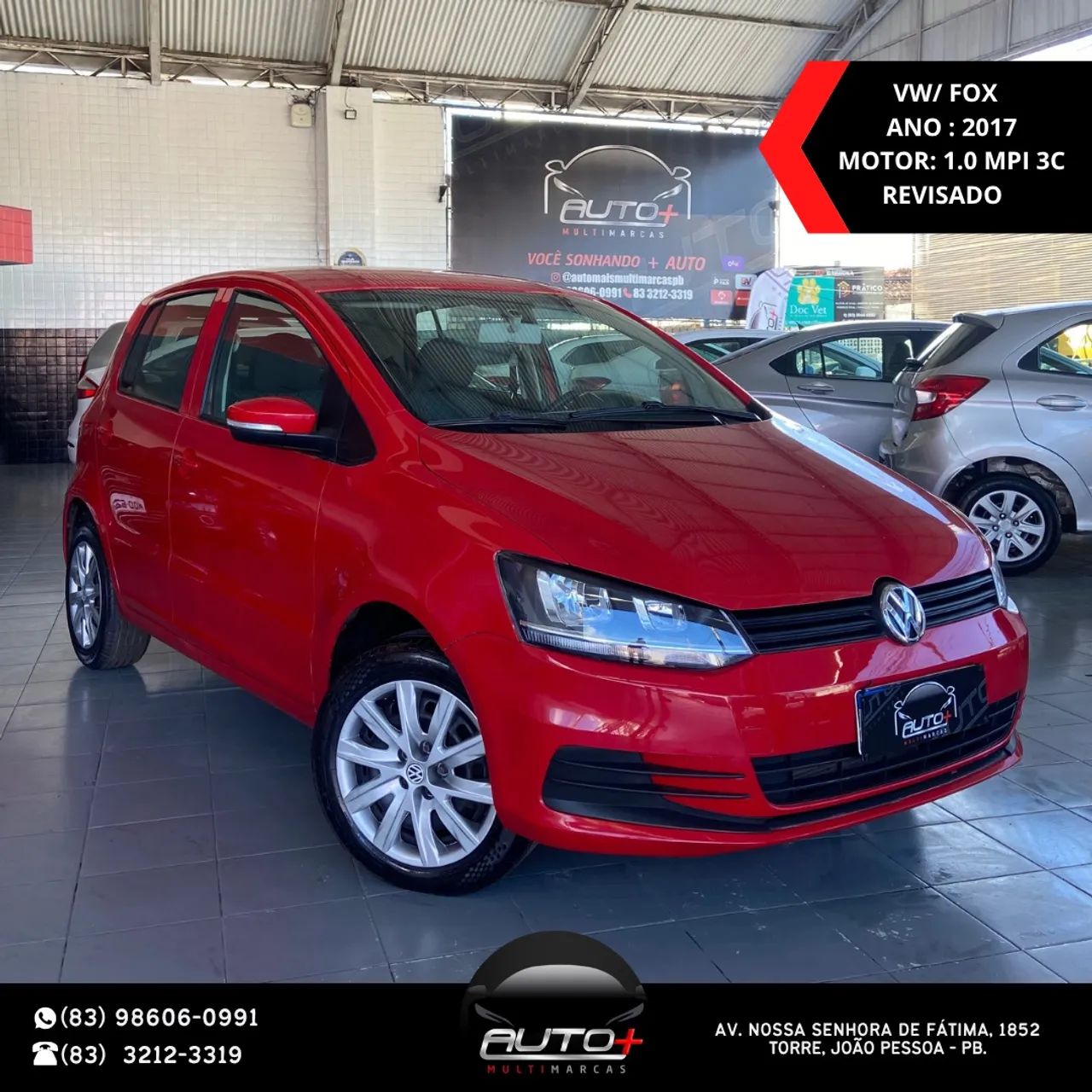 Volkswagen Fox TRENDLINE 1.0 FLEX 12V 5P 2017
