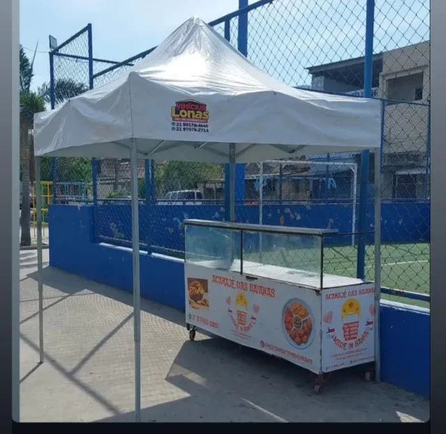 TENDA SANFONADA 2X2.SEMINOVA 