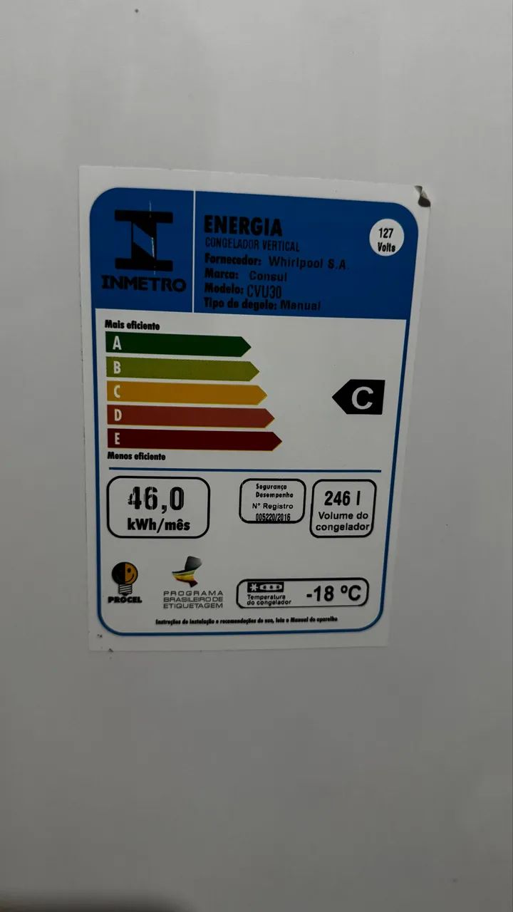 Freezer vertical Cônsul 231L - Foto 5