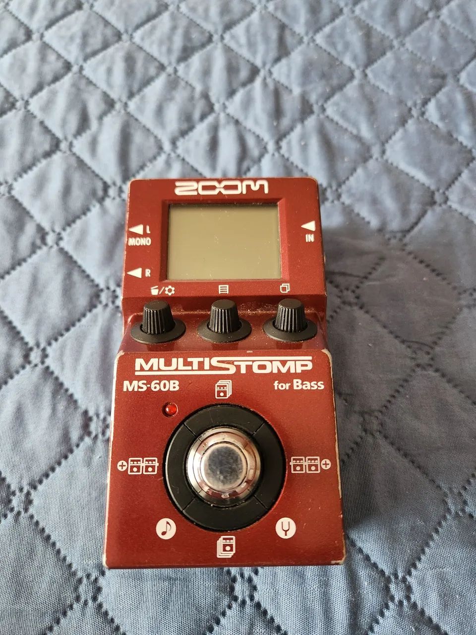 Pedal de efeito Zoom MS-60b V2.0 multi stomp para baixo