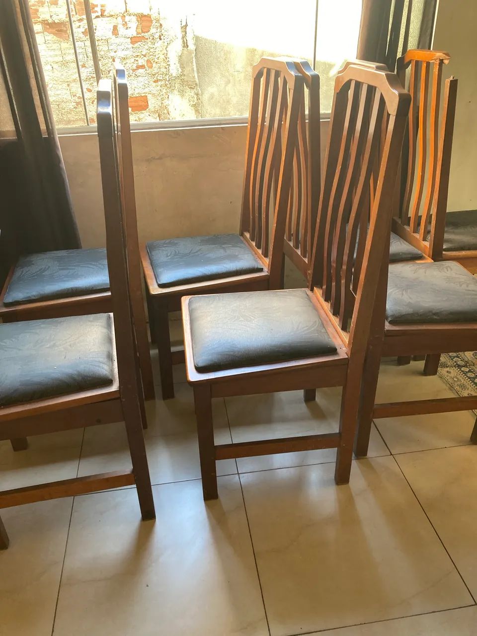 Jogo de jantar em mogno  - Foto 4