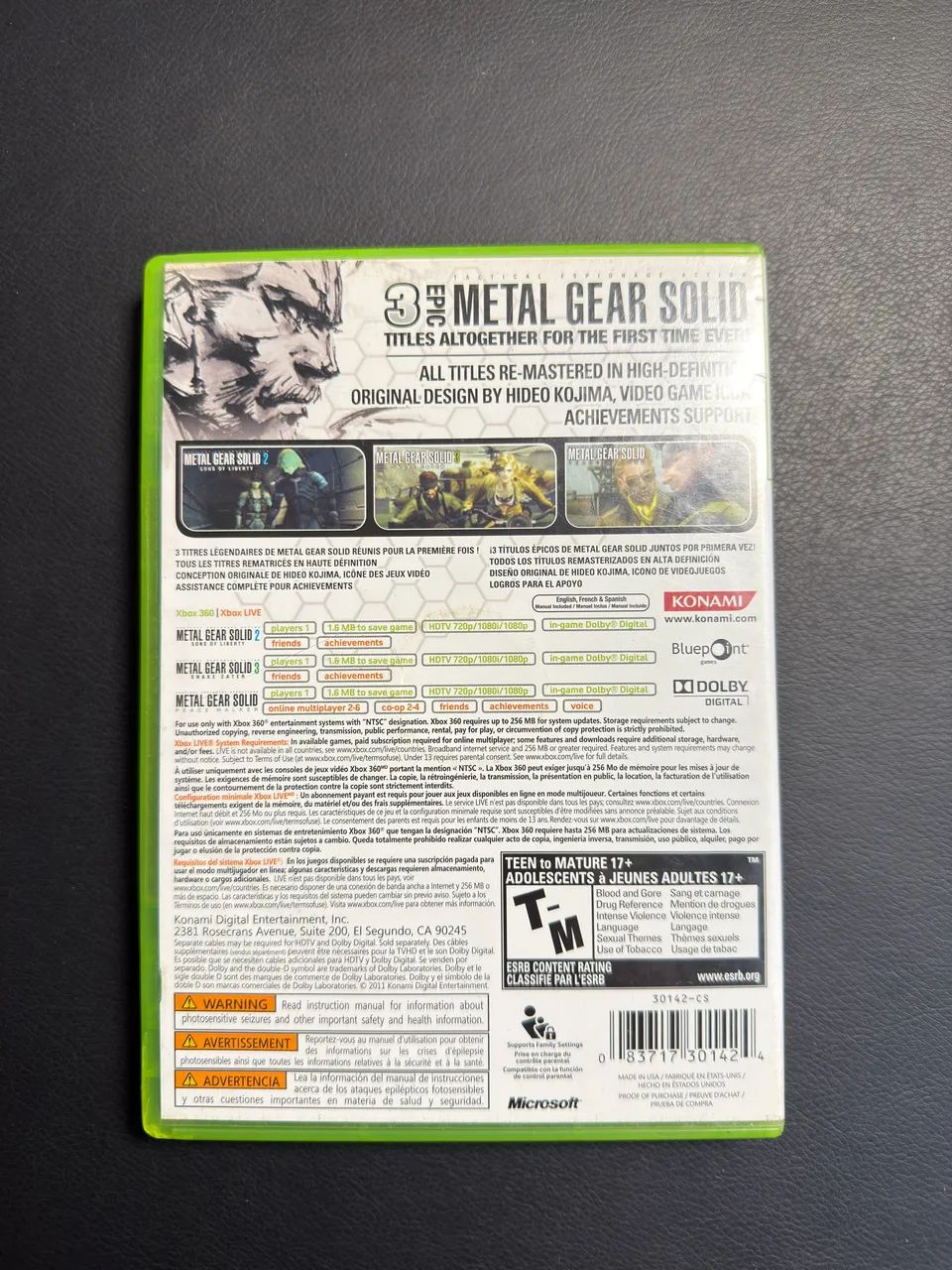 Metal Gear Solid HD Collection Xbox 360  - Foto 2