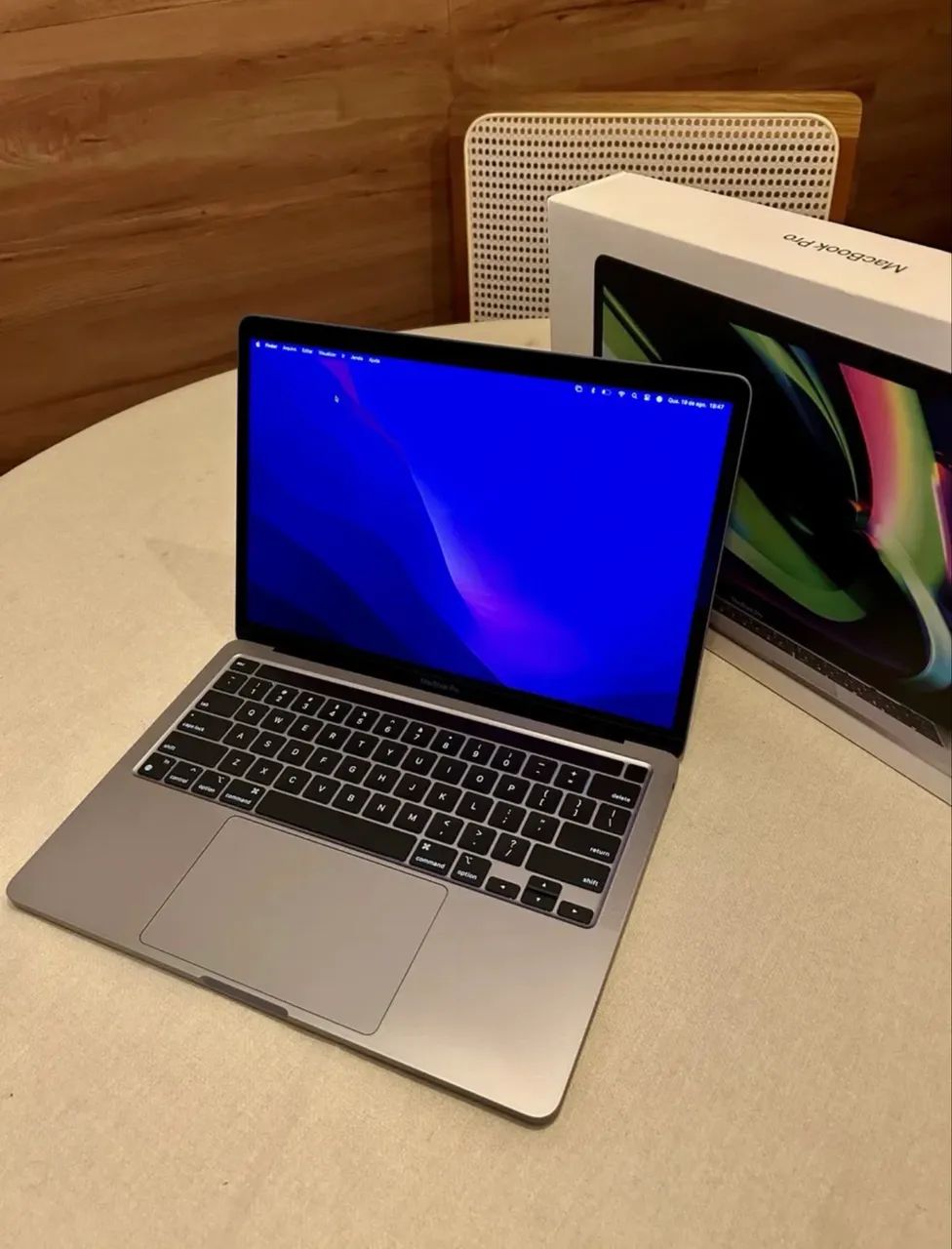 Macbook Pro 13 M2 8gb 256gb Com Caixa Impecavel 