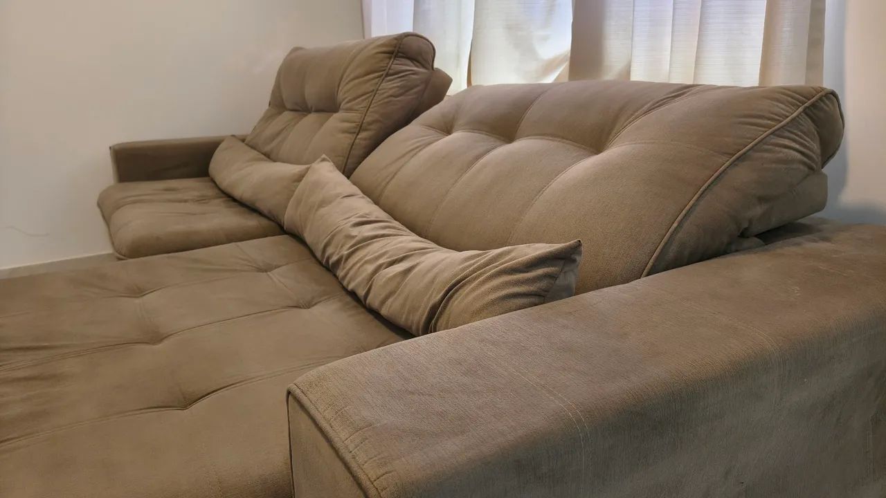 Sofá retrátil reclinável 2.90m - Foto 5