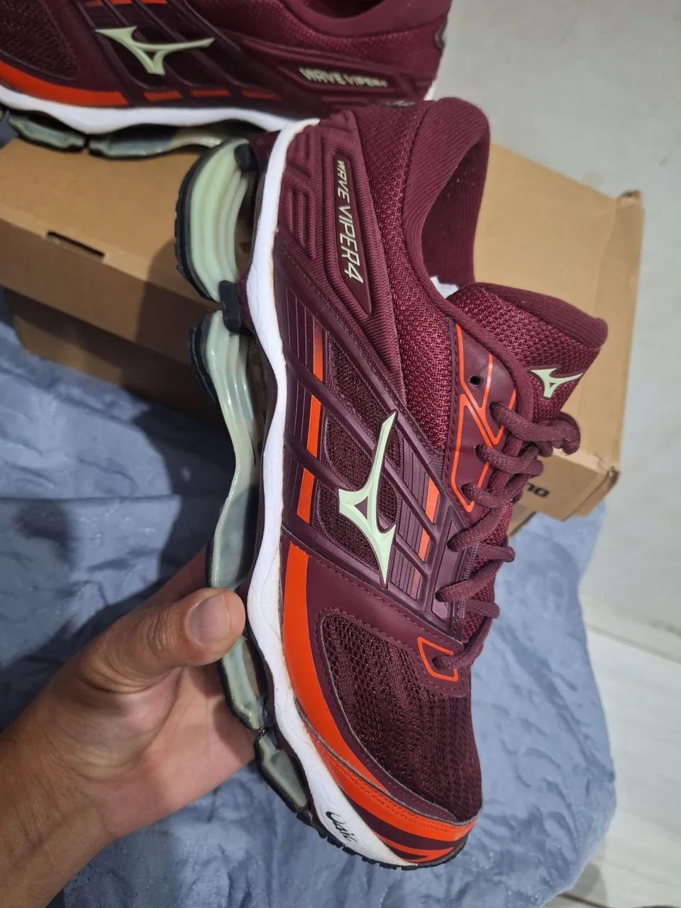 Mizuno viper 4 vinho  41 - Foto 2
