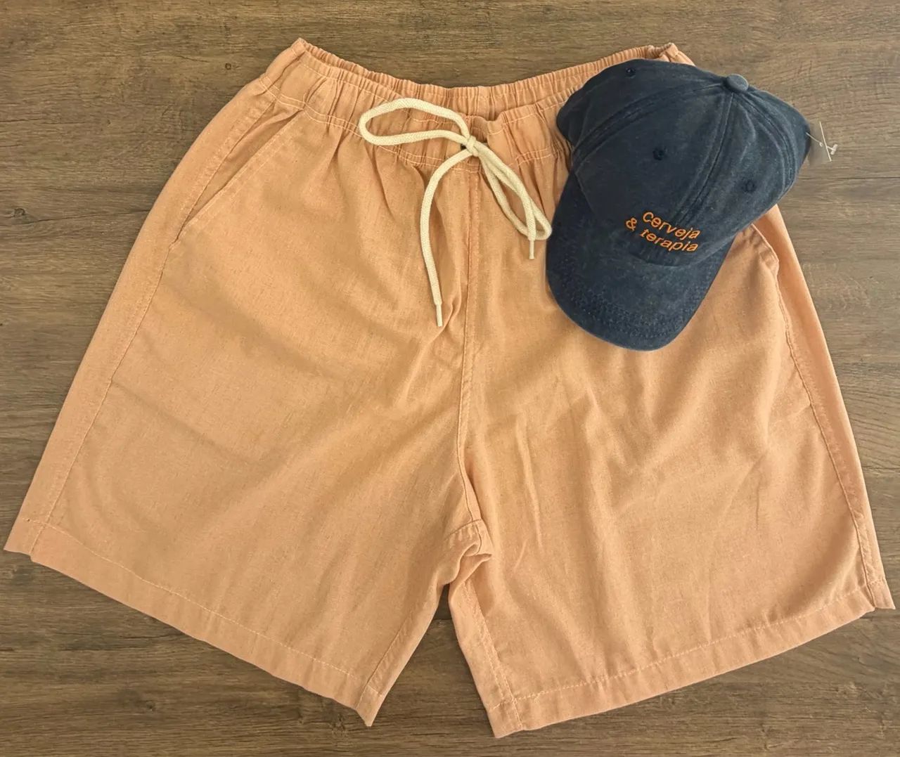 Shorts linho plus size masculino - Foto 2