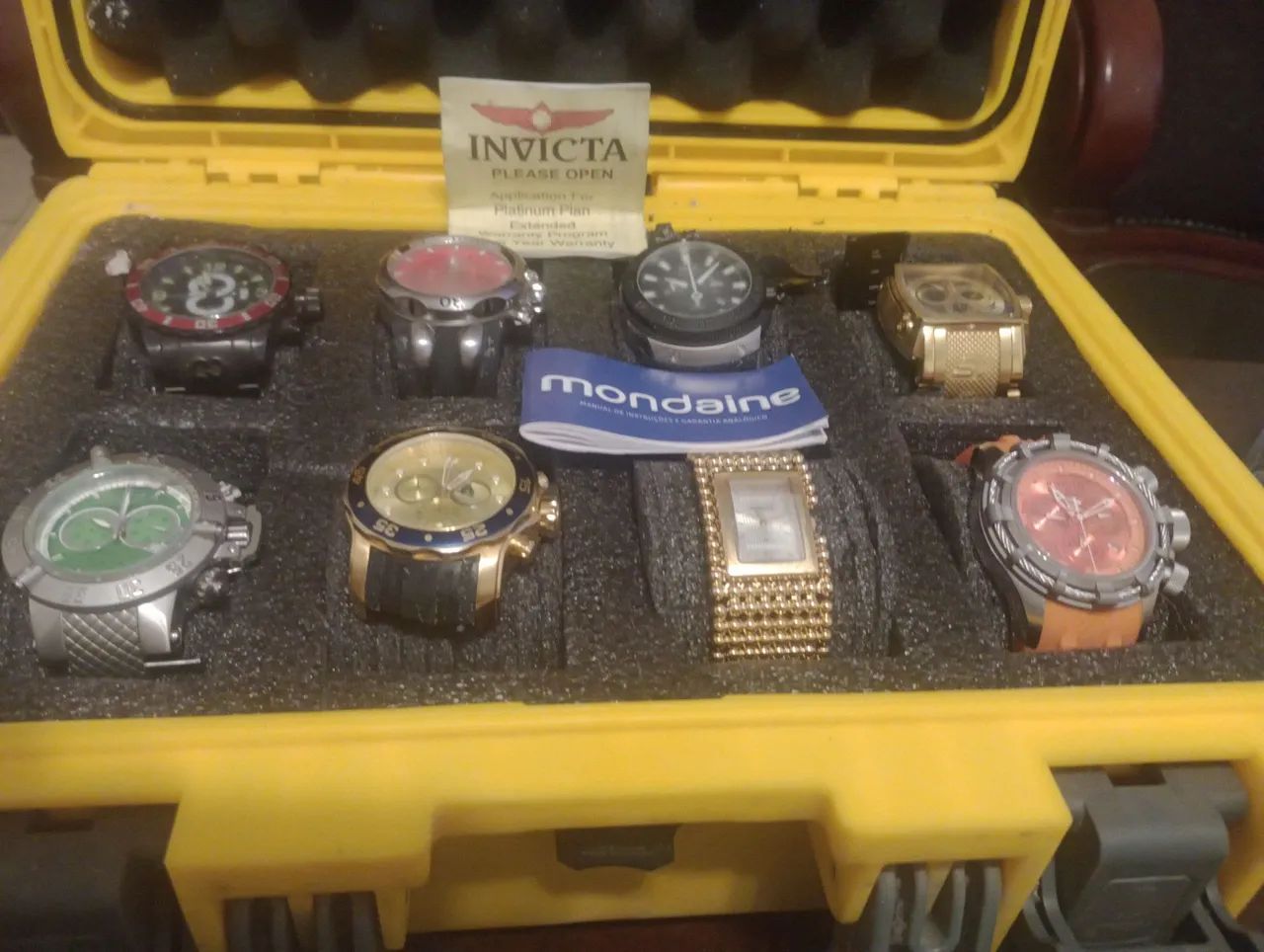 Conjunto de relógios invicta com maleta  - Foto 4
