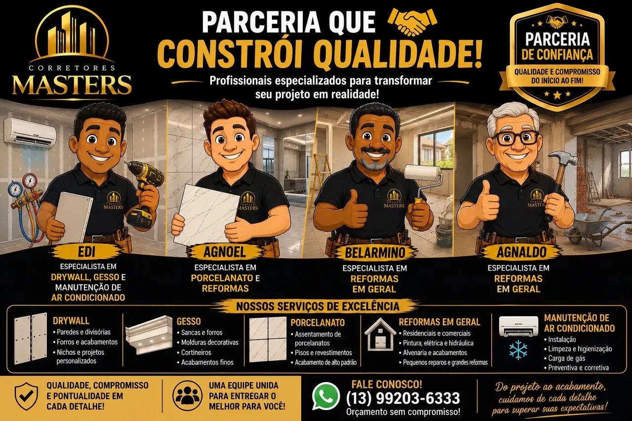 Prestadores de serviços em gerais 