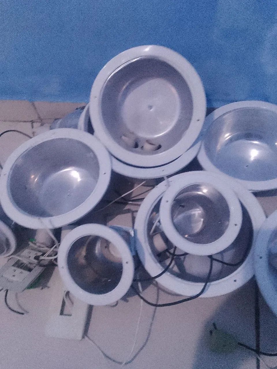 luminárias Rebaixamento Gesso lote com 10 - Foto 3