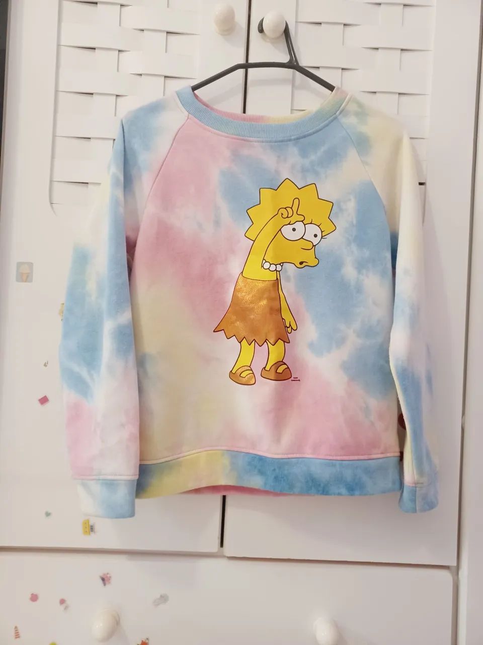 Moletom infantil colorido 