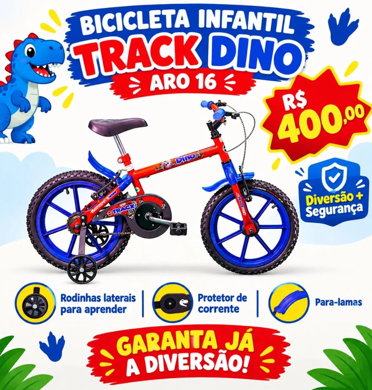 Bicicleta infantil aro 16 