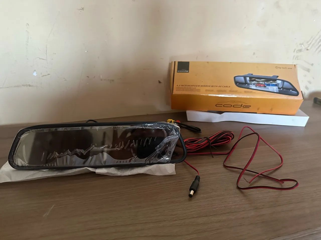 Kit Retrovisor Tela LCD 4,3 Polegadas - Foto 4