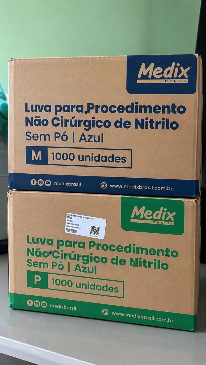 Luvas Medix sem pó - P e M