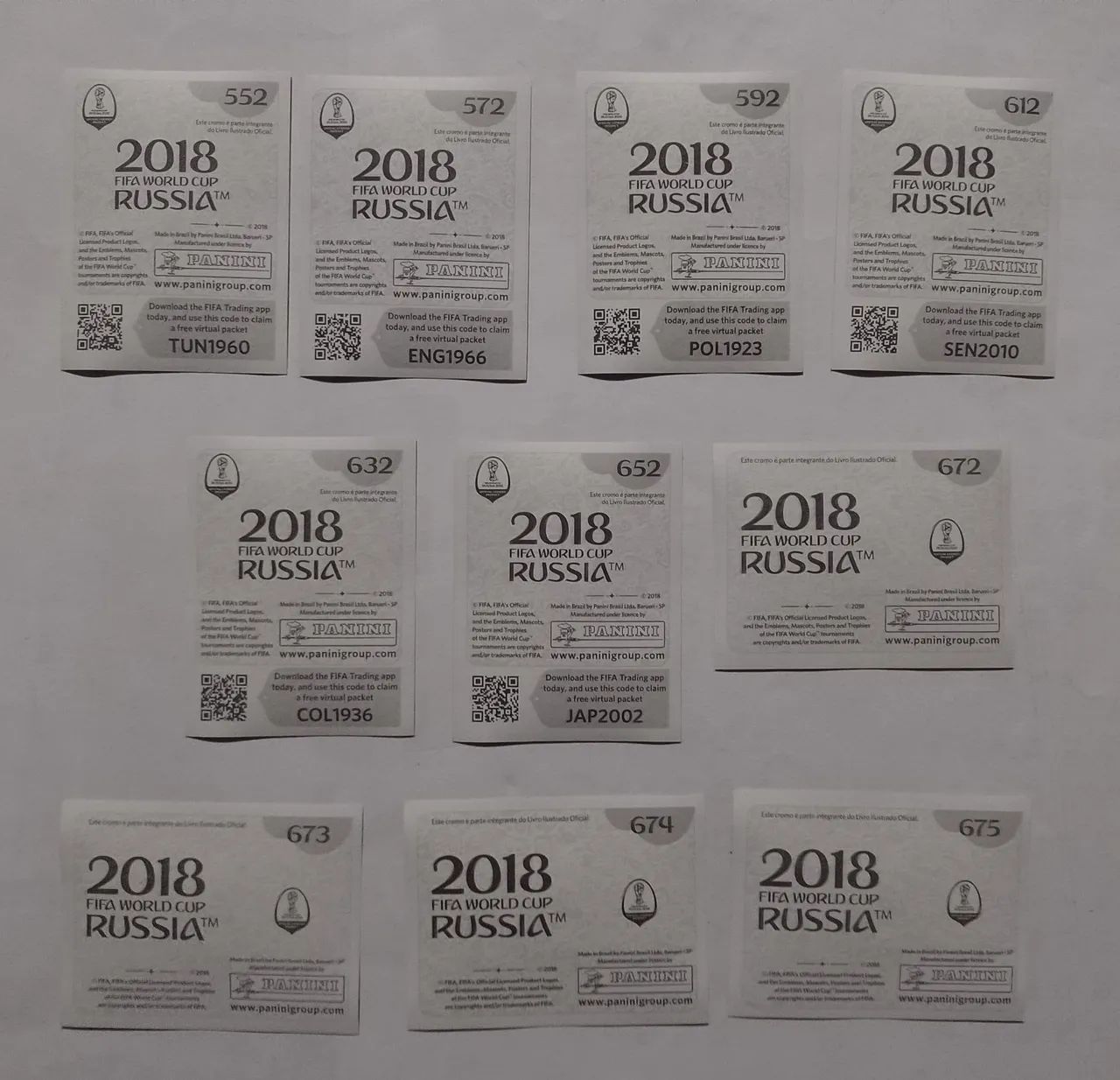 FIGURINHAS FIFA COPA 2018 - ED. PANINI - Foto 2