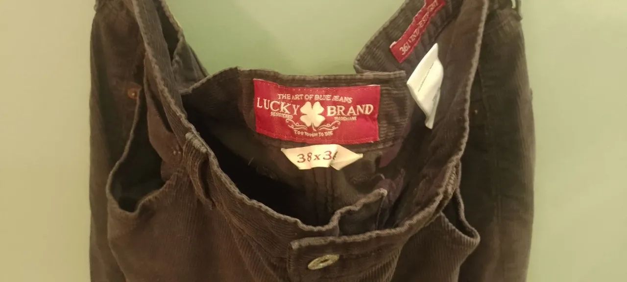 Calça de Veludo Lucky Brand. Original num 48 - Foto 2
