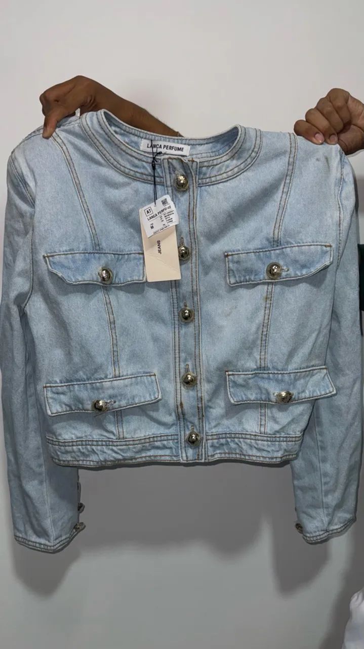 Jaqueta jeans LANÇA PERFUME 
