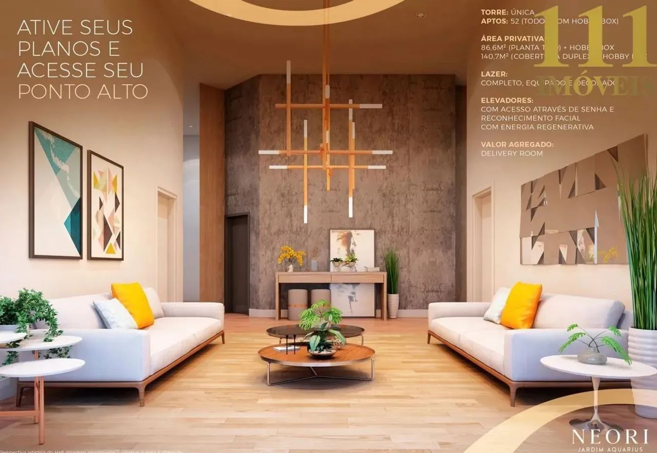 Cobertura no Edifício Neori Jardim Aquarius - Foto 6