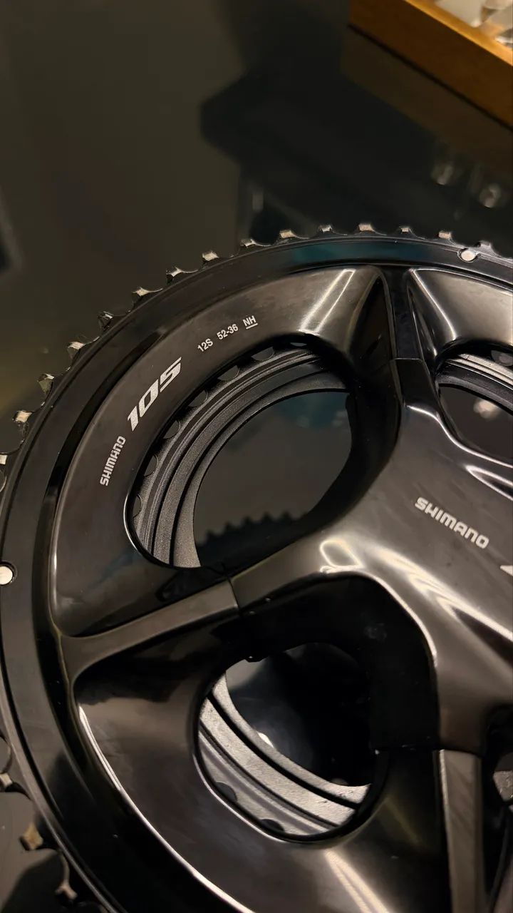 Pedivela shimano 105 165mm - Foto 4